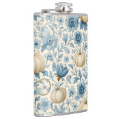 WASSERFARBBLAU UND WEISSE FALLPUMPKINE FLACHMANN (Rechts)