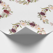 WasserfarbblumenKranz-Geschenkverpackung Geschenkpapier (Ecke)