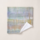 Wasserfarbdruck für rustikalen Tropfen Badhandtuch Set (Waschlappen)