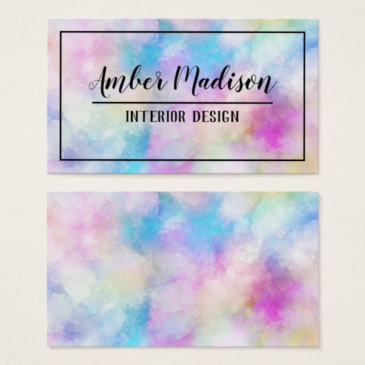 Wasserfarbe (Vorne & Hinten)