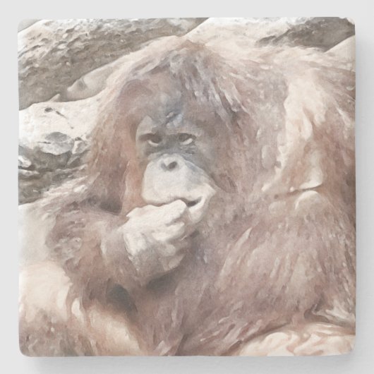 Wasserfarbe 2 steinuntersetzer (Vorderseite)