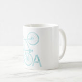 Wasserfarbe 30A mit Bike-Tasse Kaffeetasse (VorderseiteRechts)