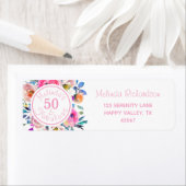 Wasserfarbe 50 und üppig rosa Rosen Blütenfarbe (Insitu)