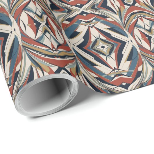 Wasserfarbe Abstrakt 12 Wrapping Paper Geschenkpapier (Rolleneckpunkt)