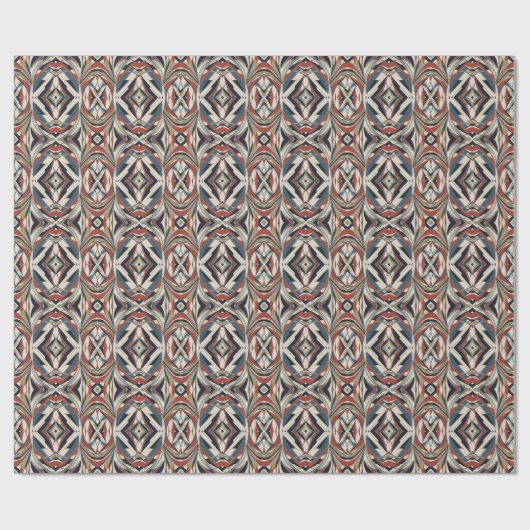 Wasserfarbe Abstrakt 12 Wrapping Paper Geschenkpapier (Flach)