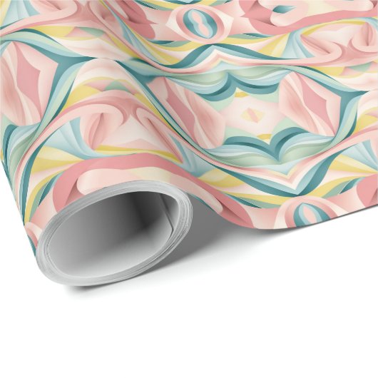 Wasserfarbe Abstrakt 21 Wrapping Paper Geschenkpapier (Rolleneckpunkt)