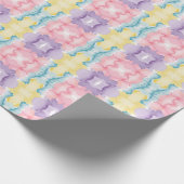Wasserfarbe Abstrakt 24 Wrapping Paper Geschenkpapier (Ecke)