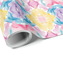 Wasserfarbe Abstrakt 25 Wrapping Paper Geschenkpapier