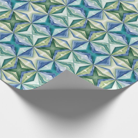 Wasserfarbe Abstrakt 26 Wrapping Paper Geschenkpapier (Ecke)