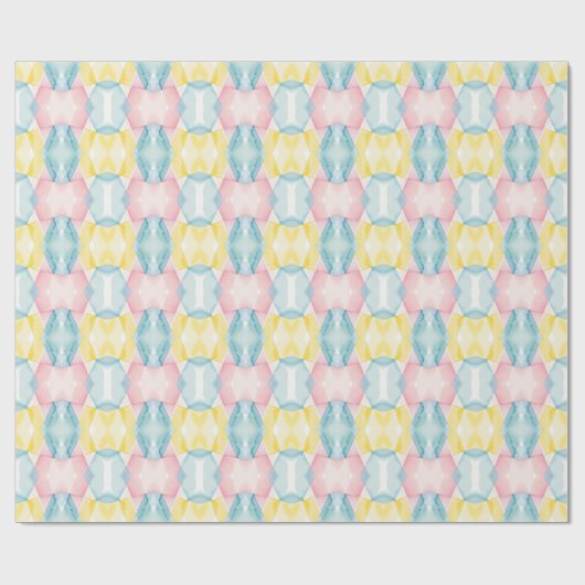 Wasserfarbe Abstrakt 28 Wrapping Paper Geschenkpapier (Flach)