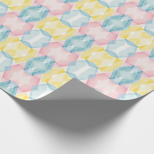 Wasserfarbe Abstrakt 28 Wrapping Paper Geschenkpapier (Ecke)