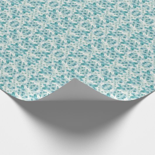 Wasserfarbe Abstrakt 33 Wrapping Paper Geschenkpapier (Ecke)