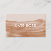 Wasserfarbe Abstrakt Boho Visitenkarte (Vorderseite)