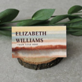 Wasserfarbe Abstrakt Boho Visitenkarte