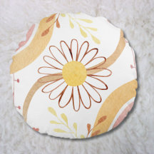 Wasserfarbe Abstrakt Botanische Blume und Regenbog