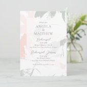 Wasserfarbe Abstrakt Einladung (Stehend Vorderseite)