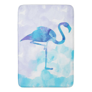 Wasserfarbe Abstrakt Flamingo Geschenke Liebhaber Badematte