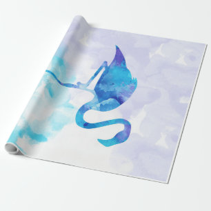 Wasserfarbe Abstrakt Flamingo Geschenke Liebhaber Geschenkpapier
