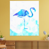 Wasserfarbe Abstrakt Flamingo Geschenke Liebhaber Leinwanddruck (Insitu (Wohnzimmer))