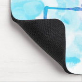 Wasserfarbe Abstrakt Flamingo Geschenke Liebhaber Mousepad (Ecke)
