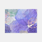 Wasserfarbe Abstrakt Fleecedecke (Vorderseite (Horizontal))