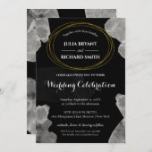 Wasserfarbe Abstrakt | Geometrisches Rundschreiben Einladung (Vorne/Hinten)