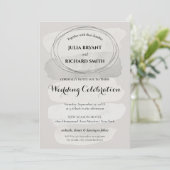 Wasserfarbe Abstrakt | Geometrisches Rundschreiben Einladung (Stehend Vorderseite)