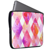Wasserfarbe Abstrakt: Handgemalt Nahtlos. Laptopschutzhülle (Vorne Rechts)