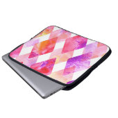 Wasserfarbe Abstrakt: Handgemalt Nahtlos. Laptopschutzhülle (Vorne Knopf)