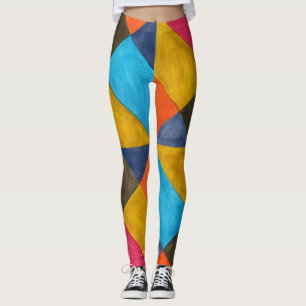 Wasserfarbe abstrakt kreatives Design. Leggings