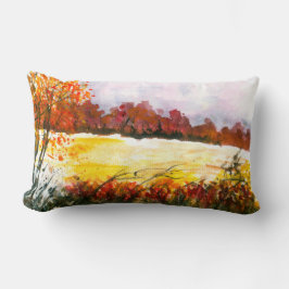 Wasserfarbe Abstrakt Landschaft Kunst, Dichtung un Lendenkissen