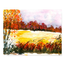 Wasserfarbe Abstrakt Landschaft Kunst, Dichtung un