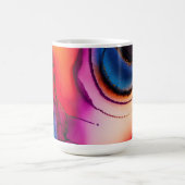 Wasserfarbe Abstrakt Maximale Kunst Kaffeetasse (Mittel)