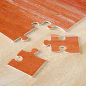Wasserfarbe Abstrakt: Orangefarbene Blende Puzzle (Seite)