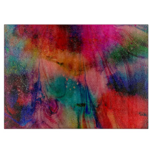 Wasserfarbe Abstrakt Schneidebrett