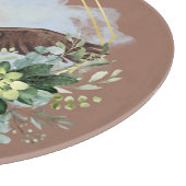 Wasserfarbe Adler Gerahmt Bouquet Schneidebrett (Ecke)