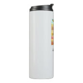 Wasserfarbe, afrikanische Kunst, Inspirationsweg Thermosbecher (Nach links gedreht)