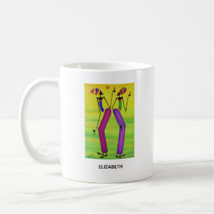 Wasserfarbe, afrikanische Kunst, Phantastische Tas Kaffeetasse
