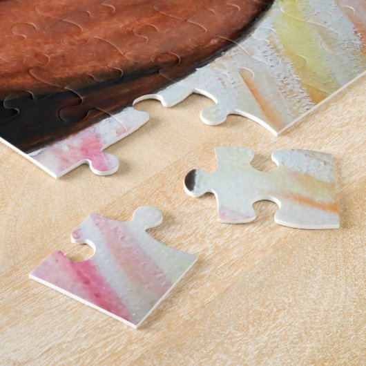 Wasserfarbe - Afrikanische Prinzessin - schön - Puzzle (Seite)