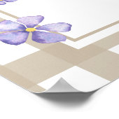 Wasserfarbe Albern Gänsedusche Poster (Ecke)