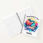 Wasserfarbe amerikanischer Staaten: Michigan Notizblock (Innenseite)