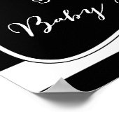 Wasserfarbe Anemone Blooms Baby Duster Poster (Ecke)