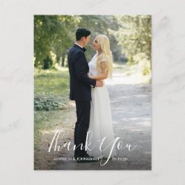 Wasserfarbe Anemone Script Danke Foto Postcard Postkarte