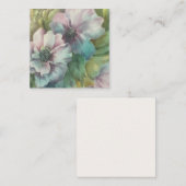 Wasserfarbe Anemonen Blumenpostkarte Begleitkarte (Vorne/Hinten)