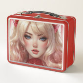 Wasserfarbe Anime Metal Lunchbox (Vorderseite)