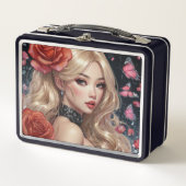Wasserfarbe Anime Metal Lunchbox (Vorderseite)