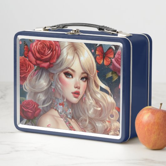 Wasserfarbe Anime Metal Lunchbox (Beispiel)