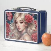 Wasserfarbe Anime Metal Lunchbox (Beispiel)