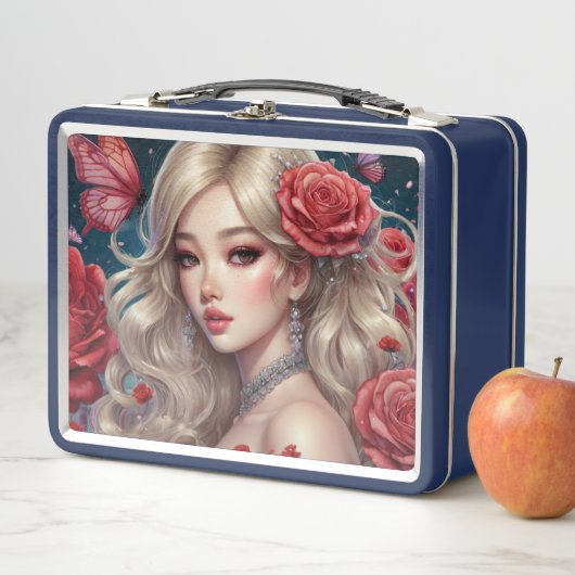 Wasserfarbe Anime Metal Lunchbox (Beispiel)