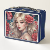 Wasserfarbe Anime Metal Lunchbox (Vorderseite)